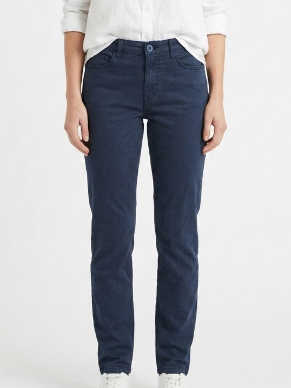 American Heritage Slim Fit Navy Chino Pants 31x32.5 Tensile Cotton Preppy Office